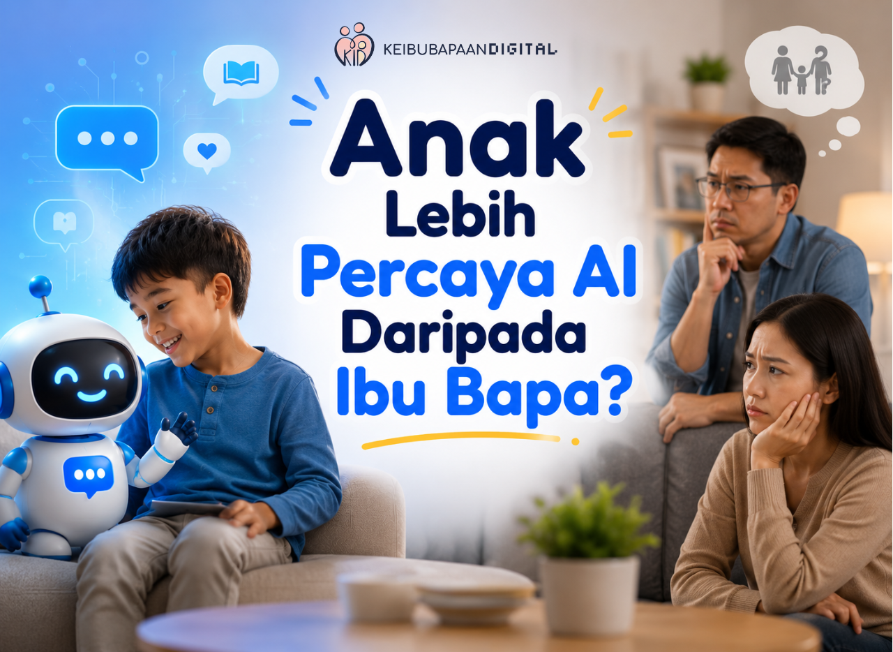 Anak Lebih Percaya AI Daripada Ibu Bapa?