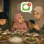 Meja Makan, Masa Kita: Letak Telefon, Hadir Bersama Keluarga